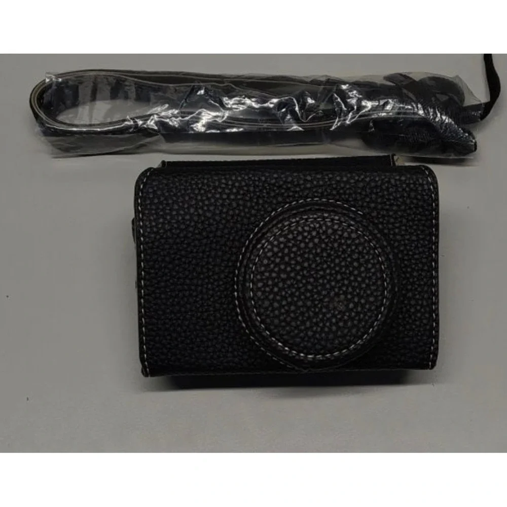 Retro Camera Protective Case‎ for Sony ZV1F ZV-1M2 Black Leather Bag with Strap